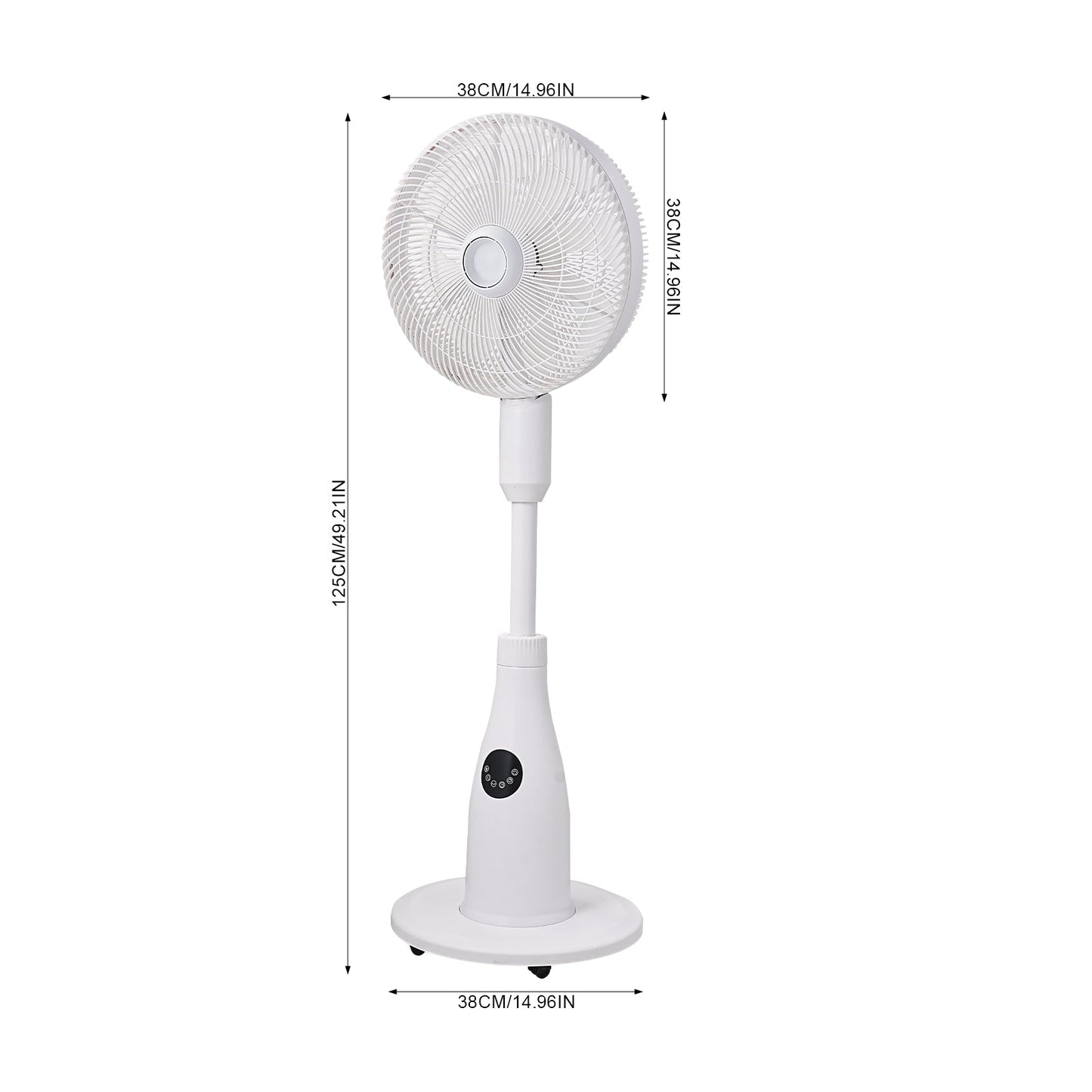 2L Misting Spray Pedestal Fan with Remote Control