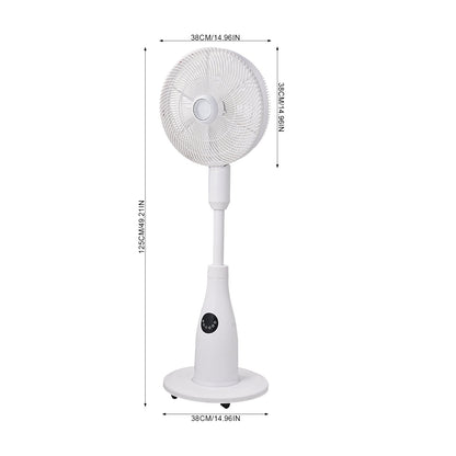 2L Misting Spray Pedestal Fan with Remote Control