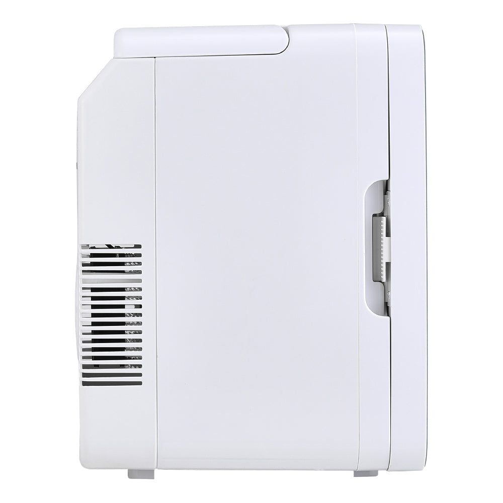 White 10L Dual-Use Mini Refrigerator