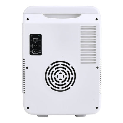 White 10L Dual-Use Mini Refrigerator