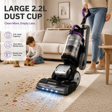 700W Upright Vacuum Cleaner with 2.2L Dust Cup