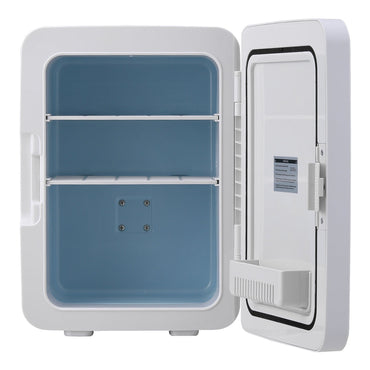 White 10L Dual-Use Mini Refrigerator