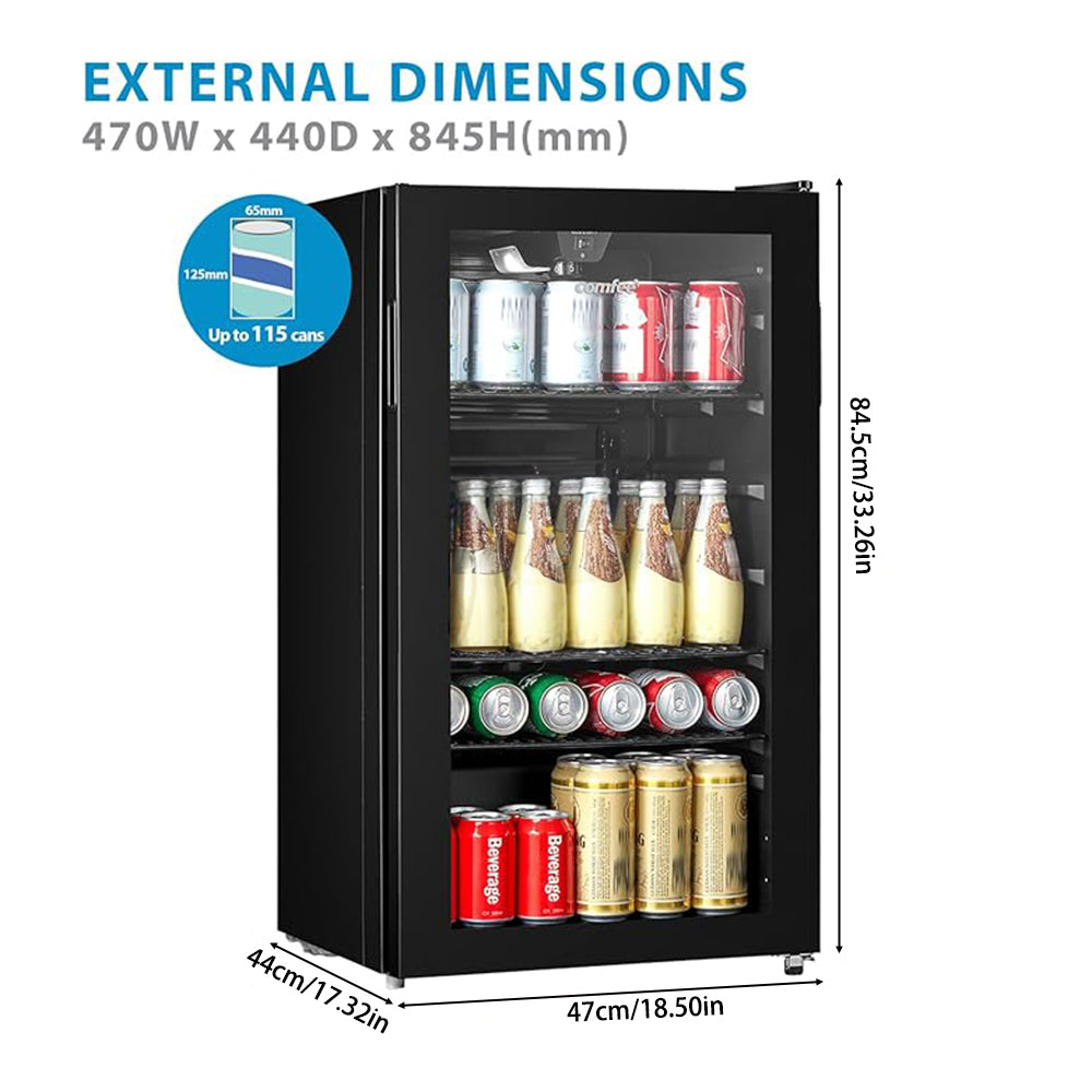 93L Under Counter Beer and Drinks Fridge