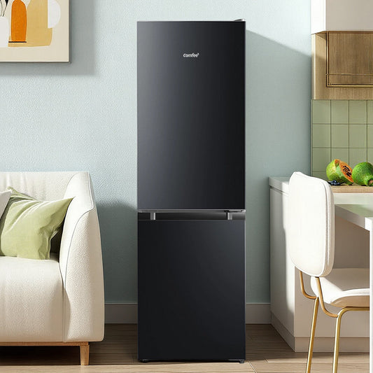 174L Black Freestanding Fridge Freezer