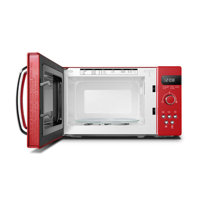 800W 20L Retro Microwave Oven with LED Display