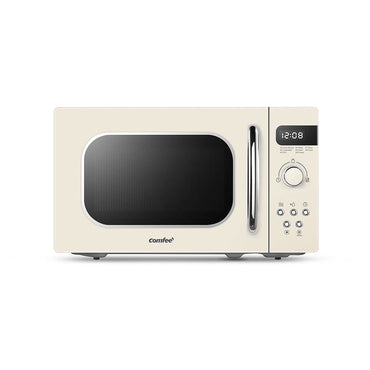 800W 20L Retro Microwave Oven with LED Display