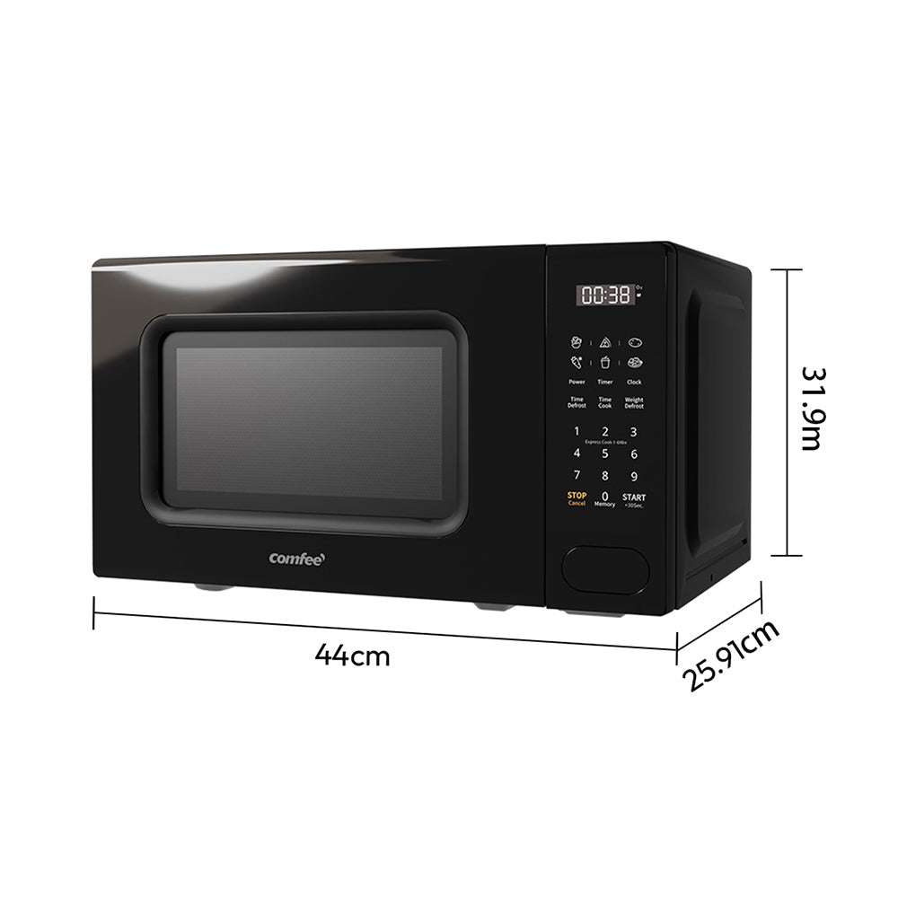 700W 20L Countertop Microwave Oven with LED Display