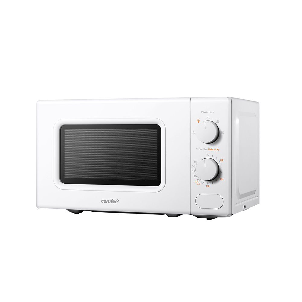 700W 20L Countertop Microwave Oven with Dual Knob