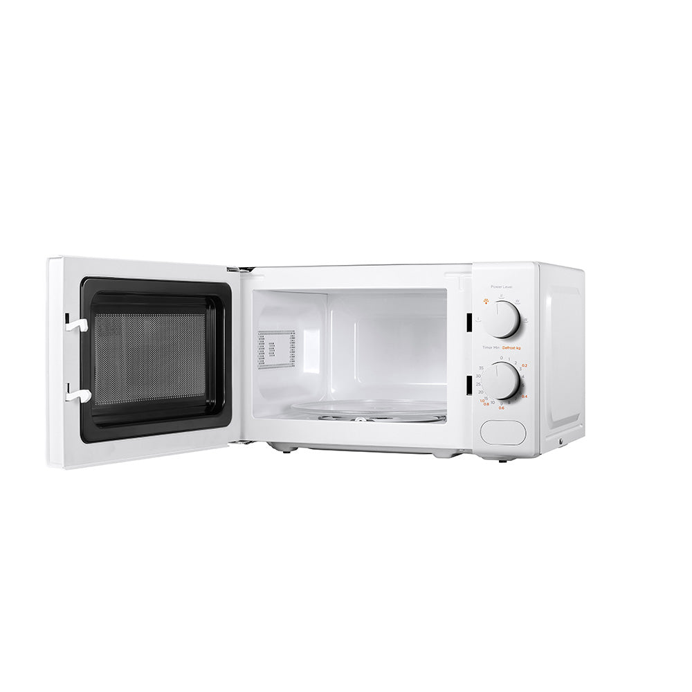 700W 20L Countertop Microwave Oven with Dual Knob