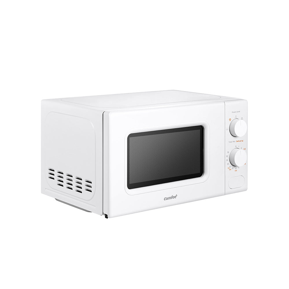 700W 20L Countertop Microwave Oven with Dual Knob