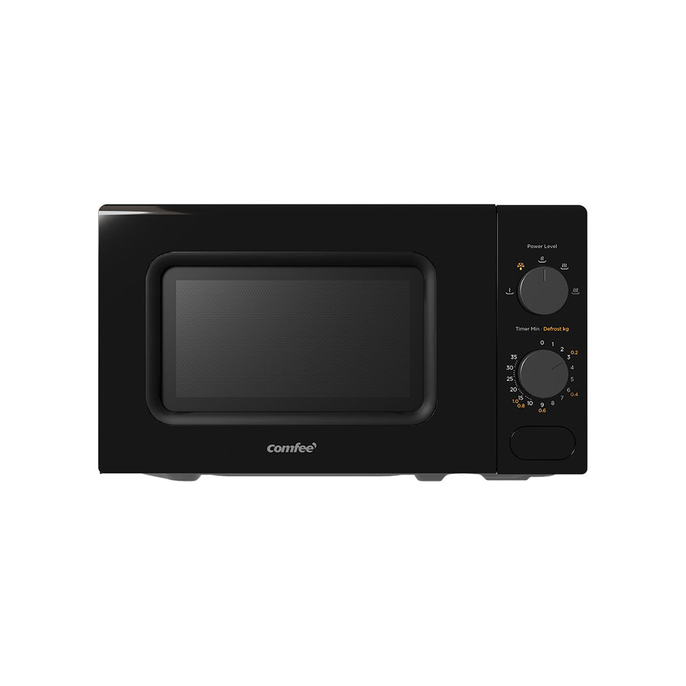 700W 20L Countertop Microwave Oven with Dual Knob