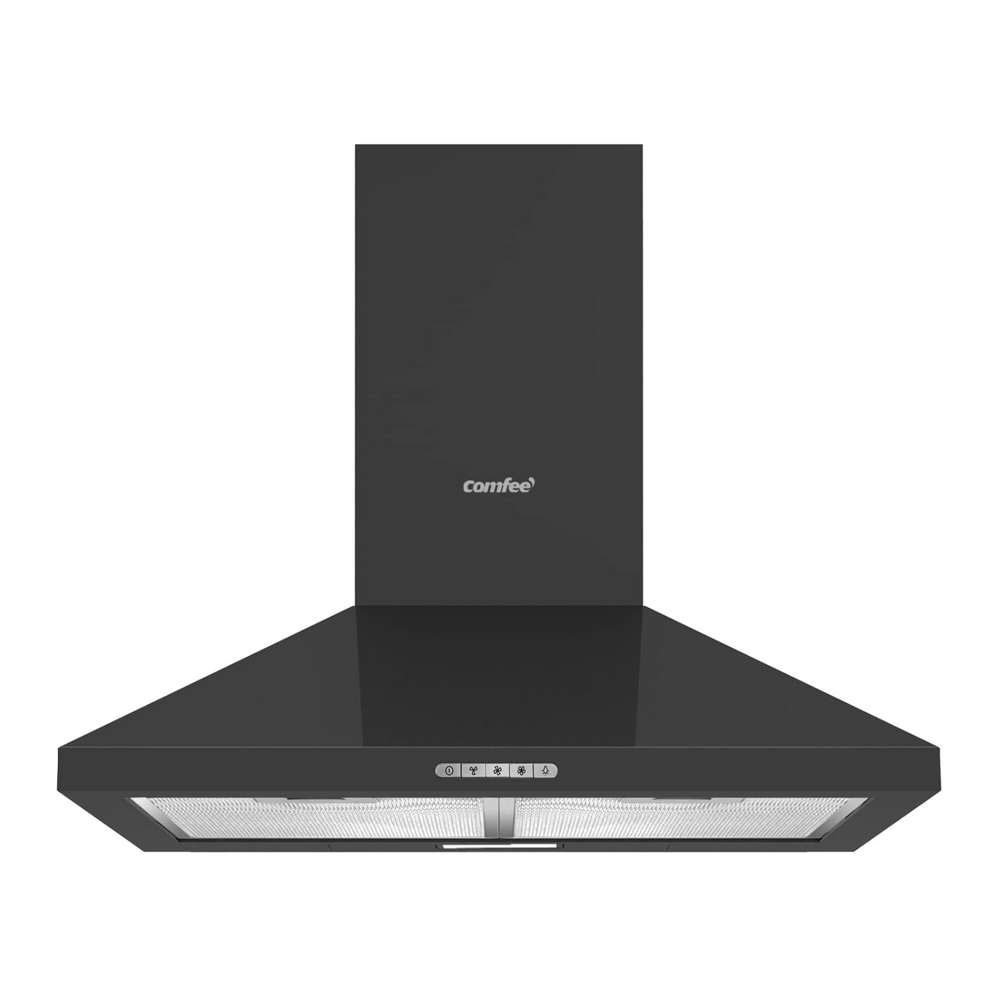 3-Speed 60cm Wall Mounted Chimney Cooker Range Hood With LED Light