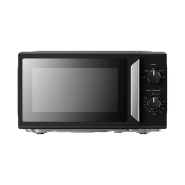 Black 19L 5-level Power Kitchen Manual Microwave Oven with Timer 700W