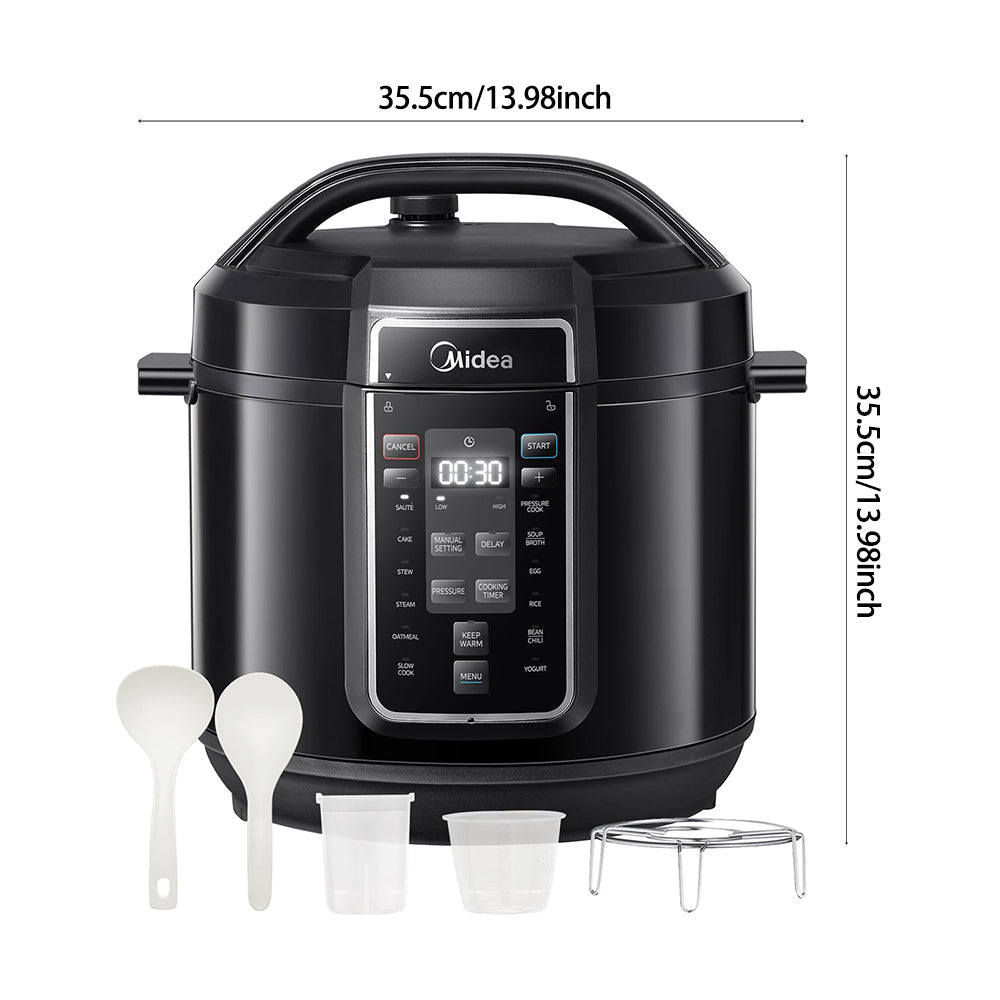 1200W Multifunctional Household Pressure Cooker with Stainless Steel Inner Pot