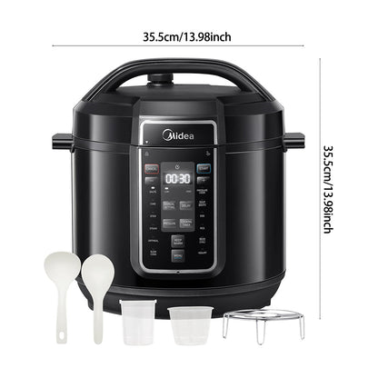 1200W Multifunctional Household Pressure Cooker with Stainless Steel Inner Pot