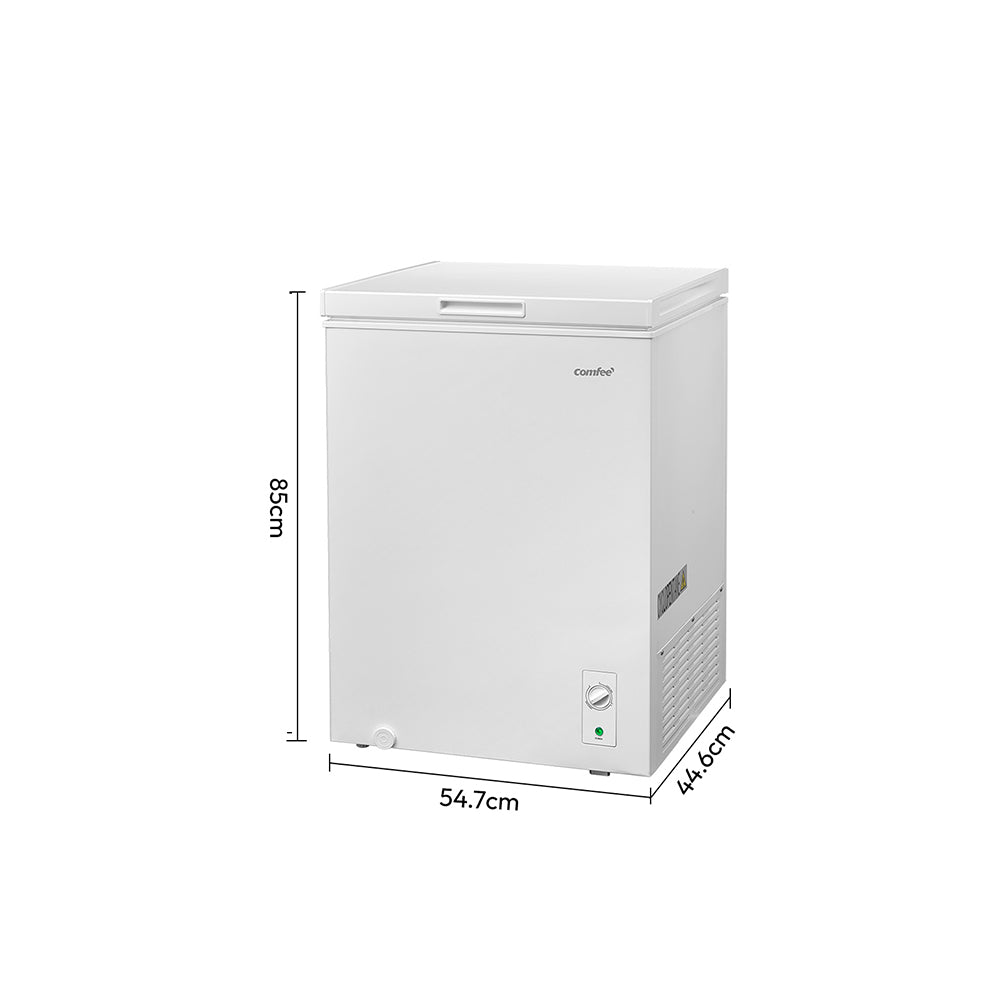 99L Freestanding Chest Freezer with Knob Temperature Control