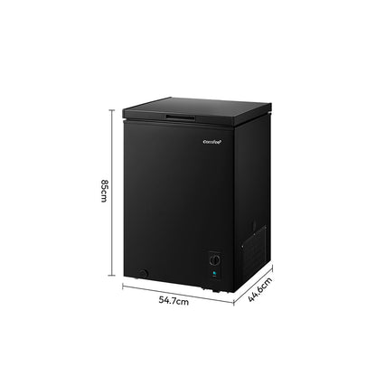 99L Freestanding Chest Freezer with Knob Temperature Control