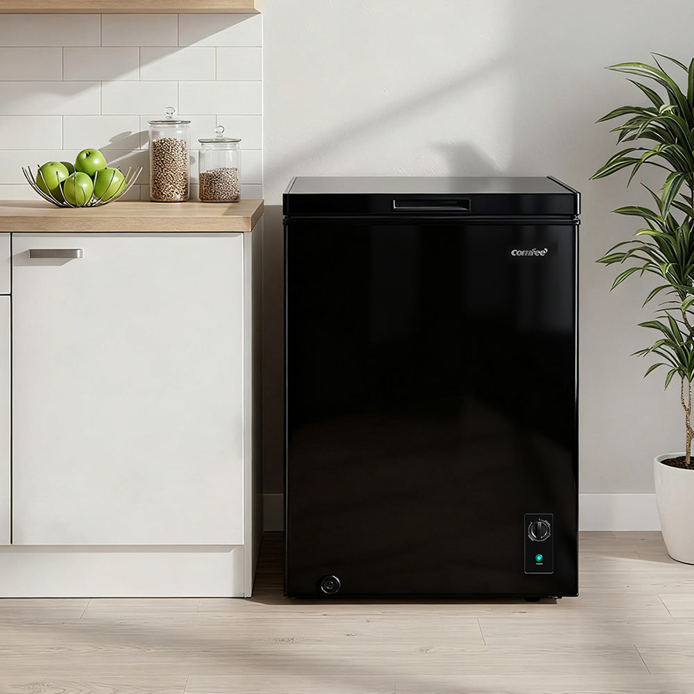 99L Freestanding Chest Freezer with Knob Temperature Control