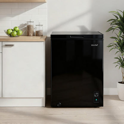 99L Freestanding Chest Freezer with Knob Temperature Control