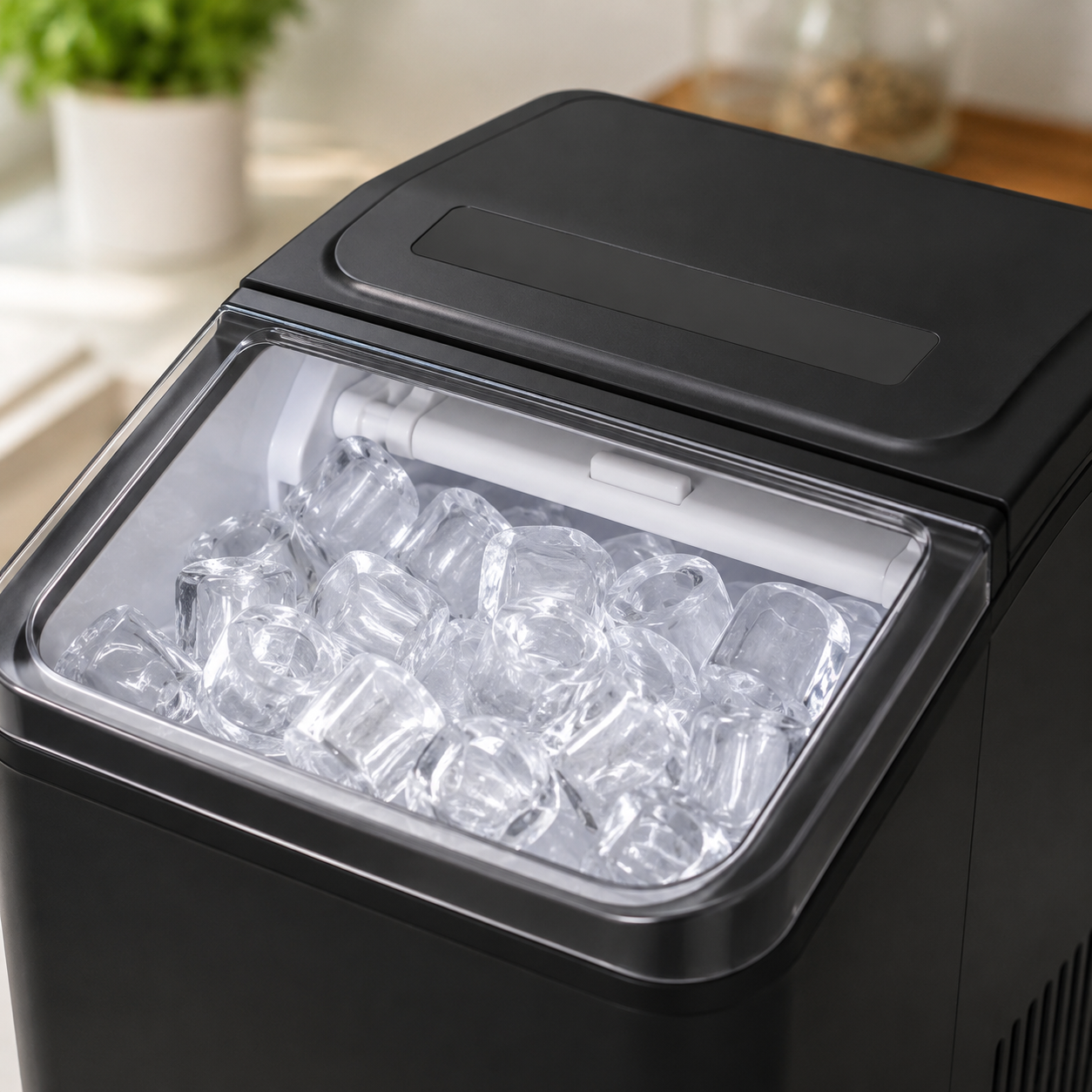 Ice Maker Machine with Ice Scoop & Basket