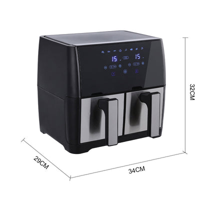 8L Dual Basket Air Fryer with Touch Screen