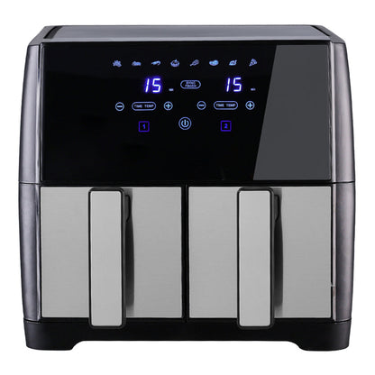 8L Dual Basket Air Fryer with Touch Screen