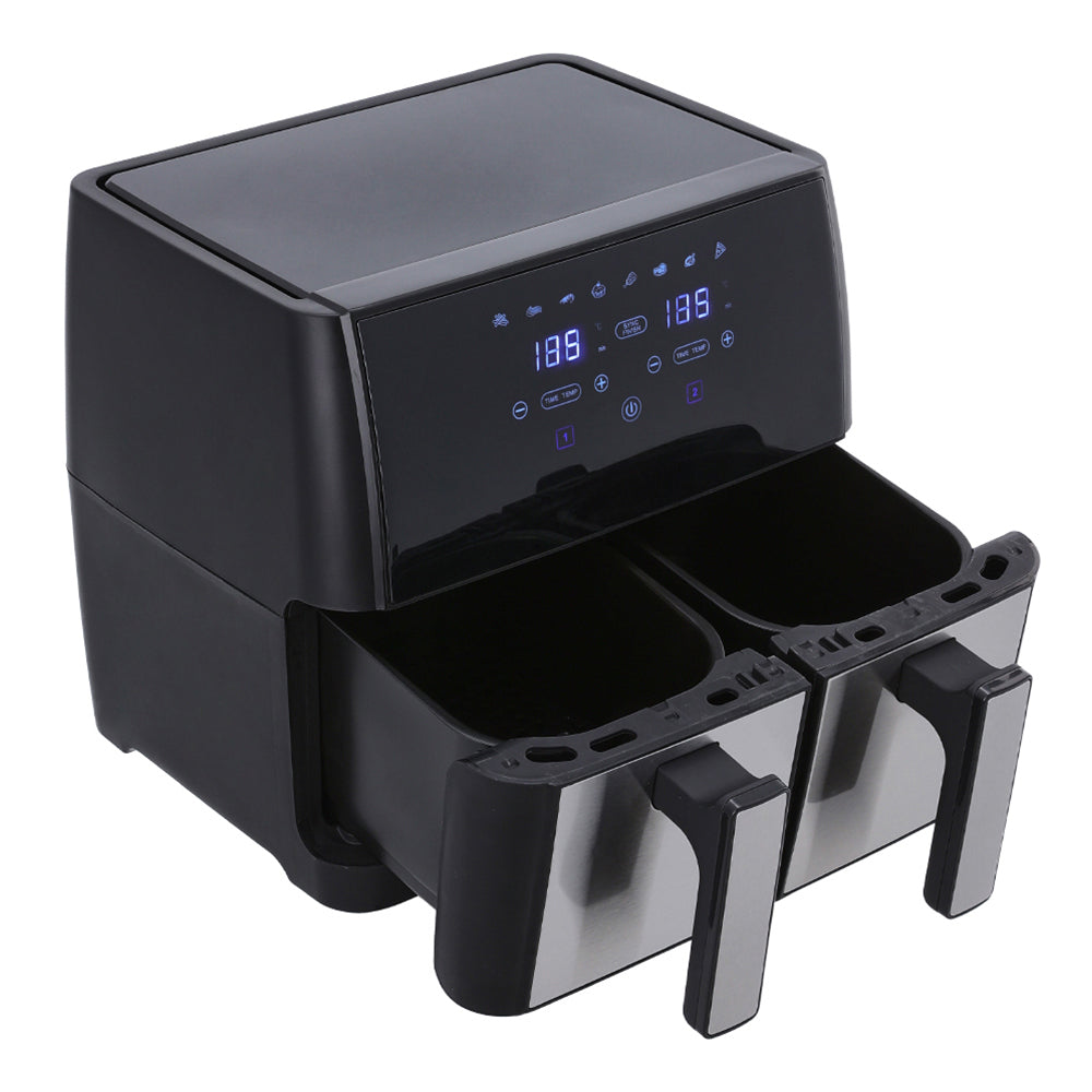 8L Dual Basket Air Fryer with Touch Screen