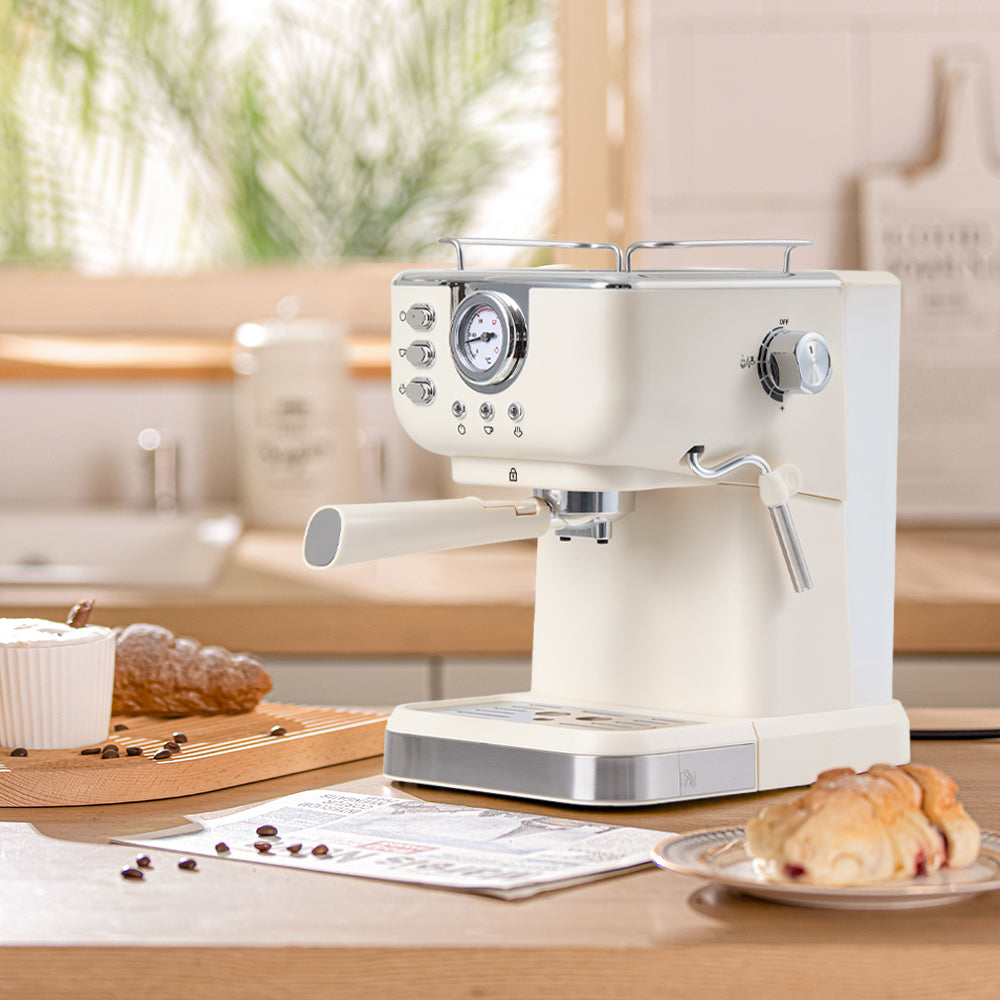 20 Bar Retro Coffee Espresso Machine with Steam Wand