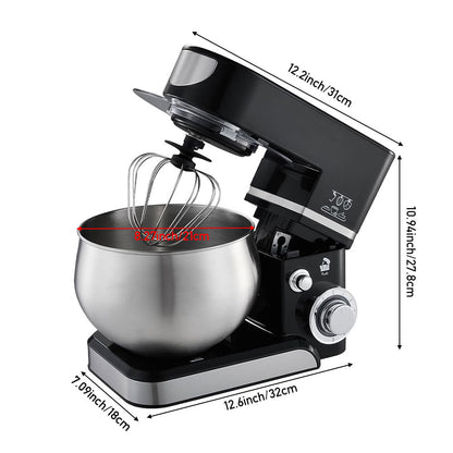 6 Speed 5L Multifunctional Household Tilt-Head Stand Mixer