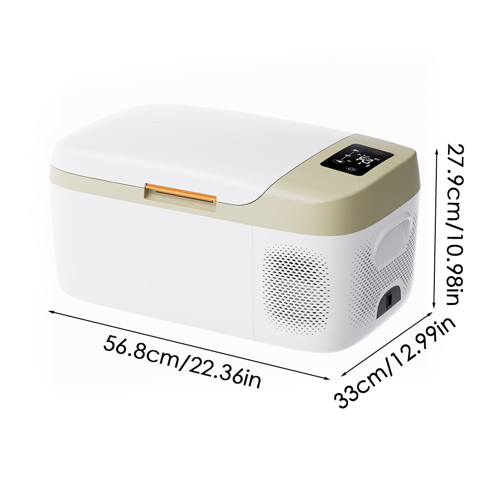 16L Portable Car Refrigerator with Display Screen