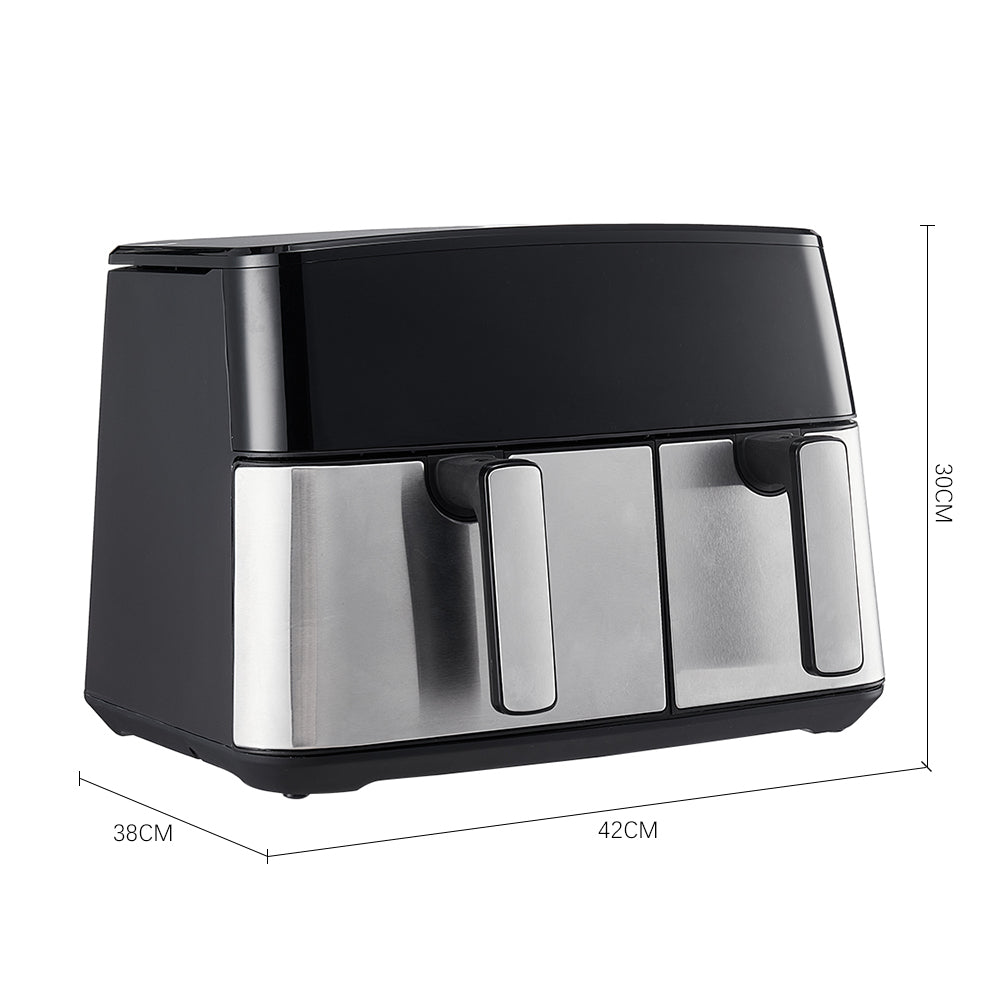 6.5L+3.5L Touch Screen Dual Basket Air Fryer