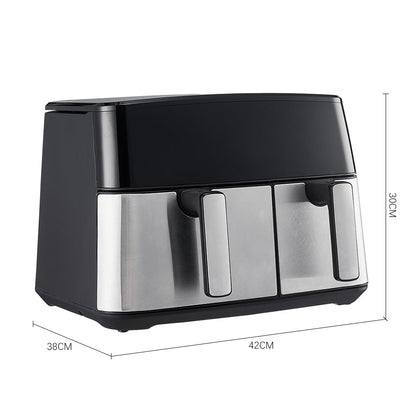 6.5L+3.5L Touch Screen Dual Basket Air Fryer