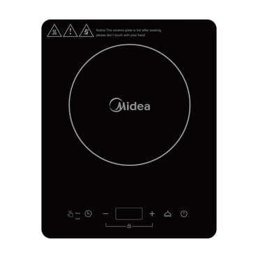 Portable Single Induction Hob with 10-level Power and Temperature Control