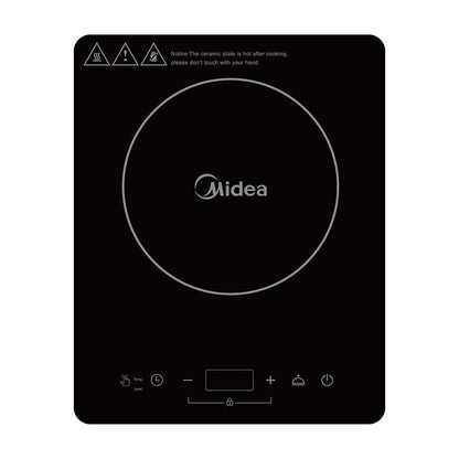 Portable Single Induction Hob with 10-level Power and Temperature Control