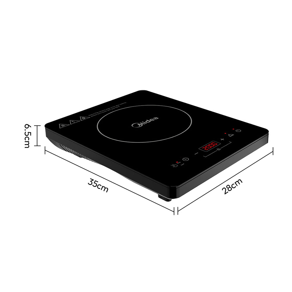 Portable Single Induction Hob with 10-level Power and Temperature Control