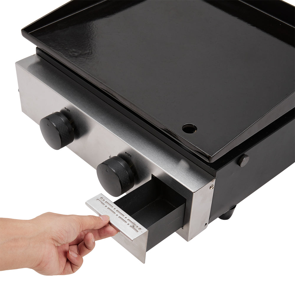 17-Inch Stainless Steel Gas Griddle Propane Griddle